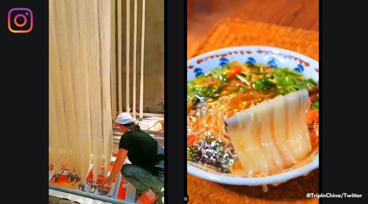 Watch This video shows how noodles in China are made from scratch