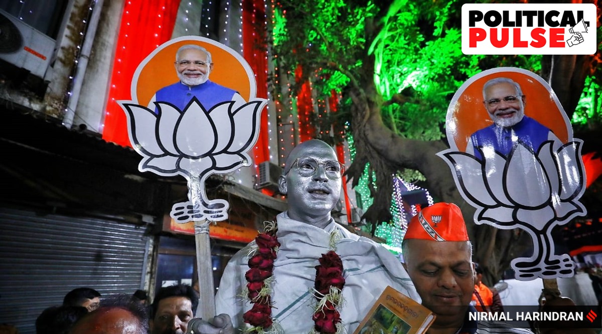 Besides, Andhra Pradesh, Arunachal Pradesh, Haryana, Maharashtra, Odisha and Sikkim go to polls in the months following the 2024 general elections, and could see an impact of the Lok Sabha results. (Express photo by Nirmal Harindran)