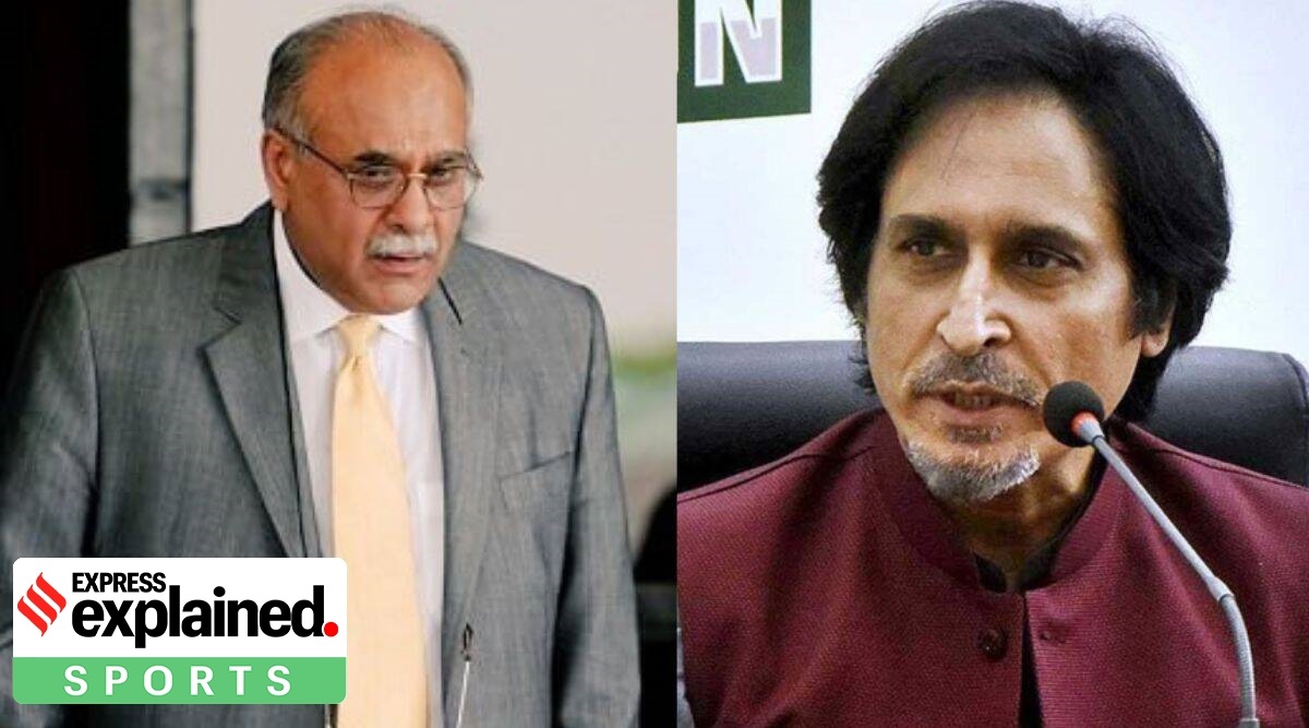 Najam Sethi and Ramiz Raja