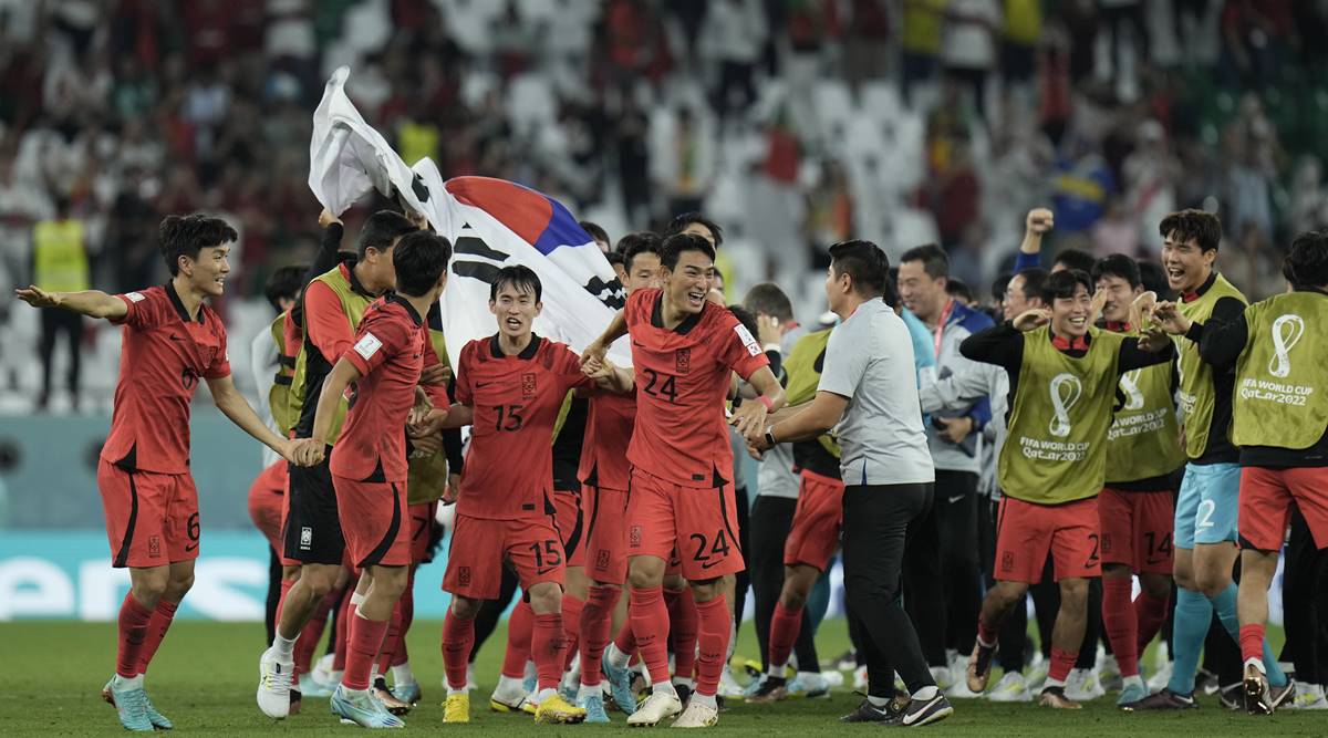 A Coreia do Sul se classificou para a próxima fase da Copa do Mundo FIFA de 2022 contra Portugal