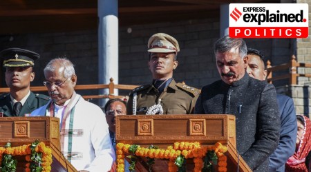 Oath taking ceremony in Himachal Pradesh for the next chief minister.