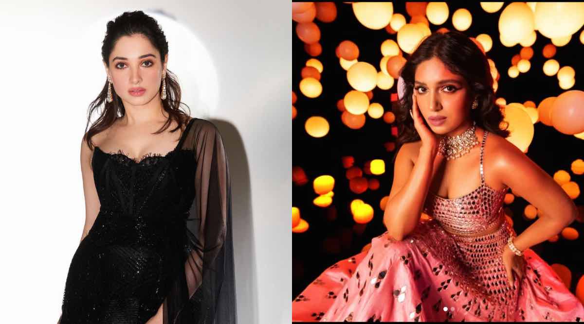 Thamana Sex - Tamannaah says male actors are far more 'uncomfortable' with intimate  scenes; Bhumi Pednekar reacts in shock at being told media would be invited  to watch | Entertainment News,The Indian Express