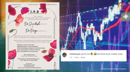 stock market wedding invitation, wedding card in stock market form, wedding invitation, viral wedding invitation card, indian express