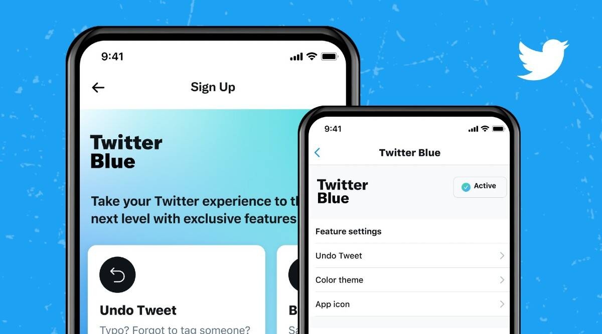 Twitter Blue relaunch: Now costs $9 for the web and $11 for iOS users |  Technology News - The Indian Express