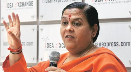 BJP leader and former Chief Minister of Madhya Pradesh Uma Bharti. (File)