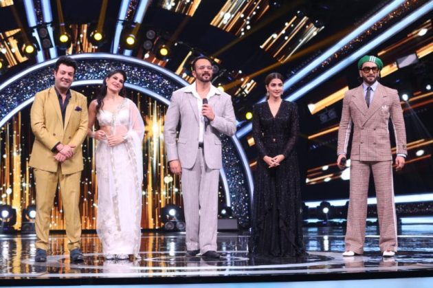 Varun Sharma- Jacqueline Fernandez- Rohit Shetty- Pooja Hegde- Ranveer SIngh- Cirkus promotions- idndian Idol