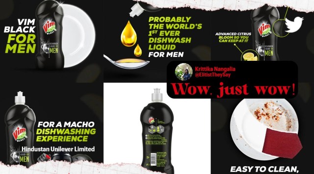 Vim Black dishwasher for men, Vim India best advertising, iconic advertisements India, Own your chores vim, women empowerment ads, funny viral ads India, indian express