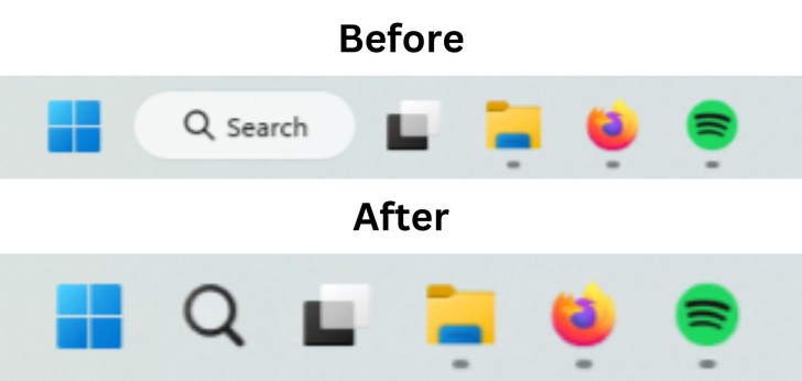 windows 11 search icon change