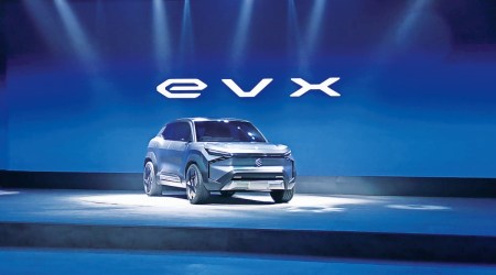 Maruti Suzuki  concept SUV eVX at Auto Expo 2023. Gajendra Yadav

