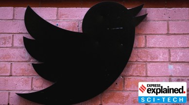 The Twitter logo is seen outside the offices in New York City, U.S., November 9, 2022.