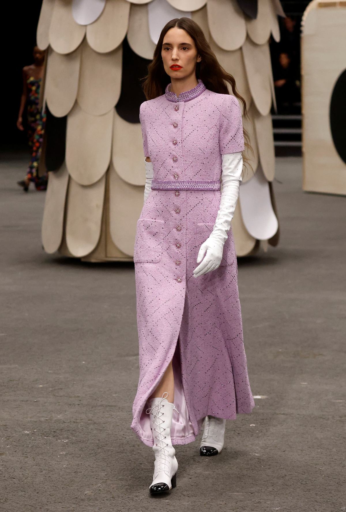 Chanel hits playful note at haute couture show in Paris