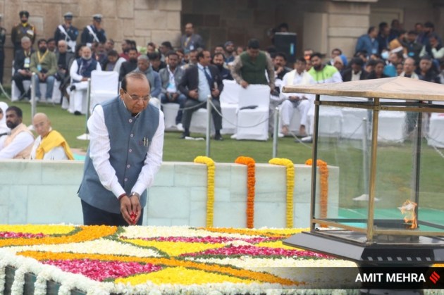 Bhupendra patel Gandhi tribute