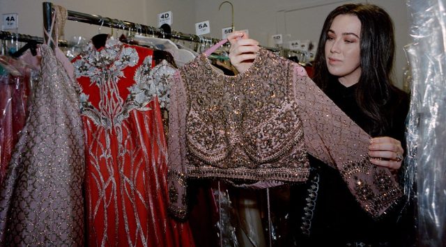 Lindsey Chakraborty, founder of Preserve, a clothing rental company that specializes in outfits for South Asian weddings, in Manhattan (Source: New York Times)