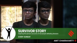 The photographer-turned-bookstgrammer, Dahisar resident Kunal Thakker was diagnosed with pre-extensively drug-resistant tuberculosis last year. Currently he is fully cured of the disease. (Express Photo by Amit Chakravarty)