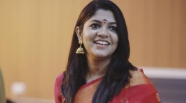 Aparna Balamurali's personal space invaded at Thankam promo event (Image_Instagram_Aparna Balamurali)