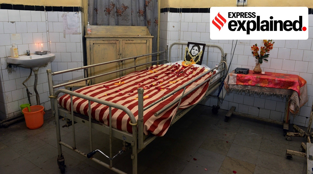 Aruna Shanbaug’s room at KEM Hospital in Mumbai. The judgment in her case legalised passive euthanasia. (EXpress photo by Vasant Prabhu)