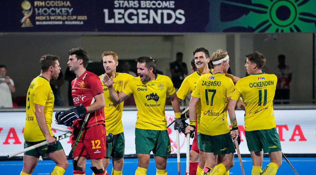 Australië deed voor de 12e keer op rij mee aan de halve finales van het WK, ook titelhouder België haalde de top vier