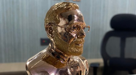 Bohra spent around Rs 10.5 lakh for the bust. (Express Photo)