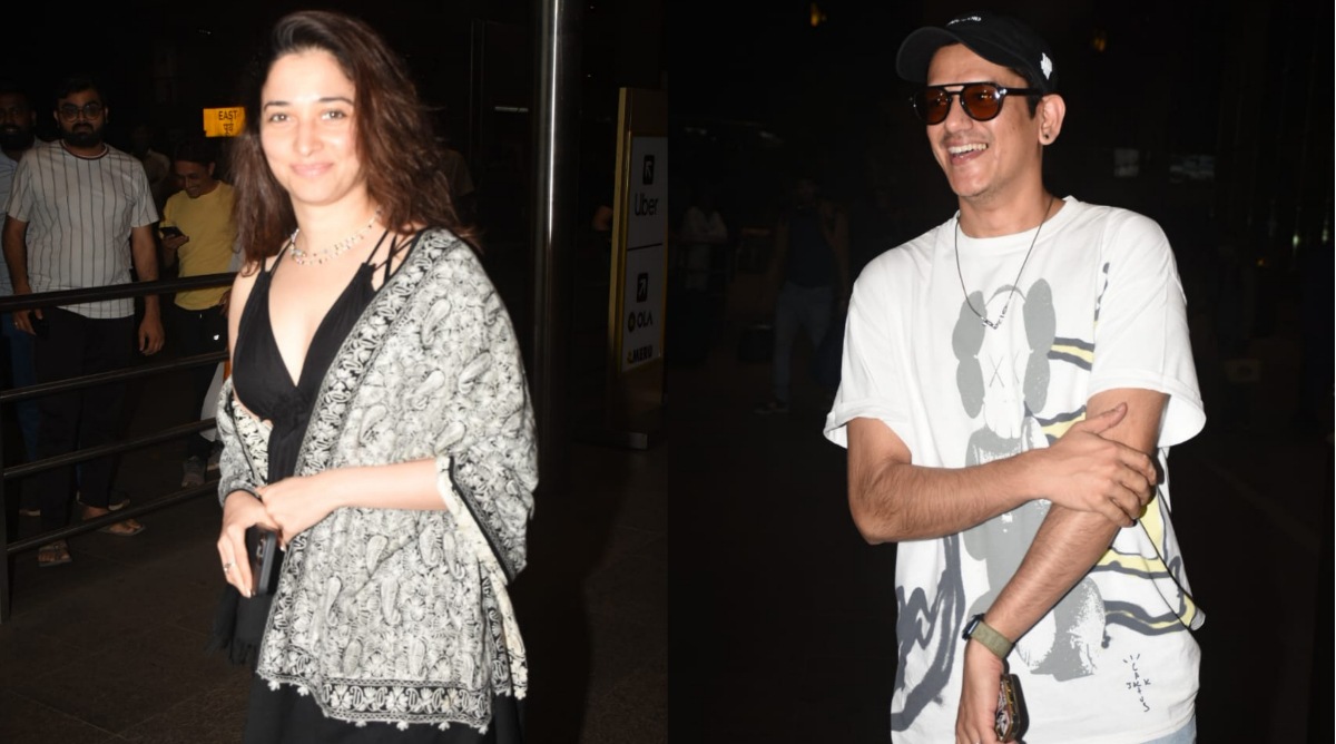 Rumoured couple Tamannaah Bhatia and Vijay Varma return to Mumbai after ...