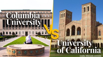 Columbia University vs University of California (English