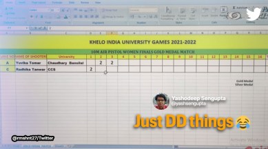 DD Sports score card