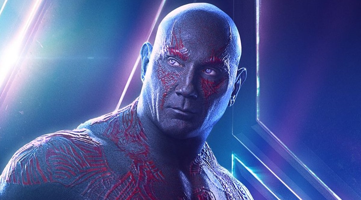 Dave Bautista, o Drax, diz que suas contas no Twitter e Instagram