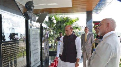 rajnath singh, Rajnath visits Andaman, Indian Ocean, Indian Ocean region, Indian Express, India news, current affairs