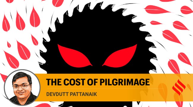 The scale of pilgrimages in India — which are voluntary and not mandated by any religious authority — boggles the mind. The financial potential is huge. It would be foolish to ignore such an asset. (Illustration: CR Sasikumar)
