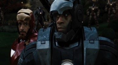 Don Cheadle as War Machine in Iron Man 2 trailer