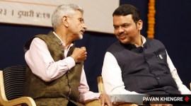 Fadnavis with Jaishankar