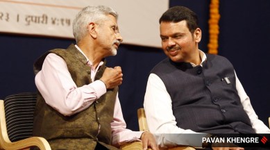 Fadnavis with Jaishankar
