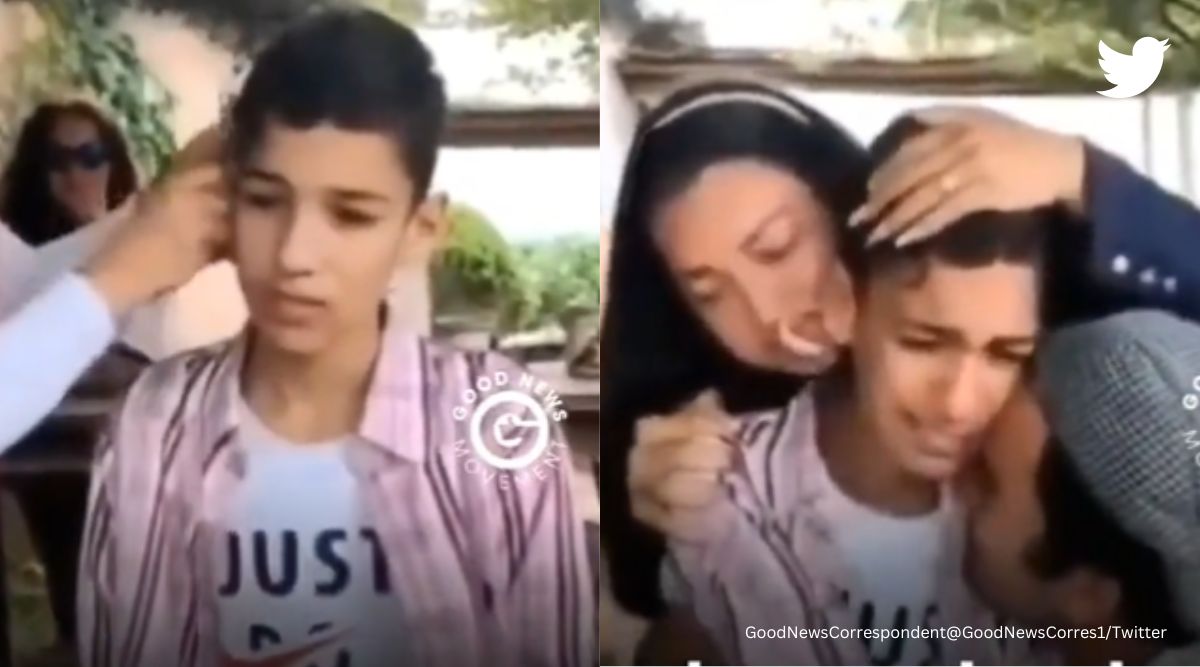 Anti Chota Boy Xxx Video - 15-year-old hearing-impaired boy breaks into tears as he listens to a voice  for the first time. Watch | Trending News,The Indian Express