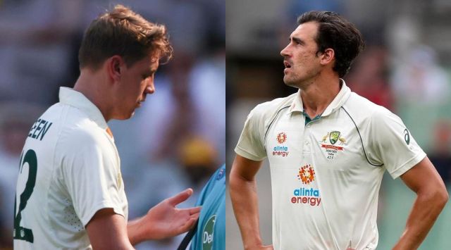 Green and Starc were part of Australia's training session on Wednesday ahead of the Delhi Test against India starting Friday. (AP)