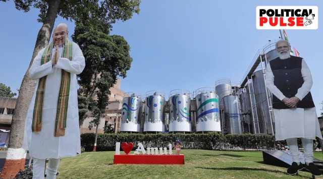 The intense politicking is solely over wresting control over a body that not only has an annual turnover of Rs 61,000 crore, but also has under its umbrella a sizeable 36.4 lakh farmers among milk producers of the 18 district dairy unions. (Express photo by Nirmal Harindran/File)