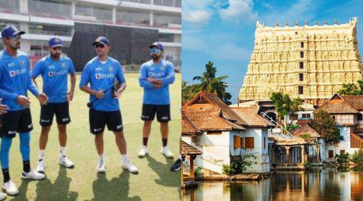 Indian cricketers offer prayers at Padmanabhaswamy temple in ...