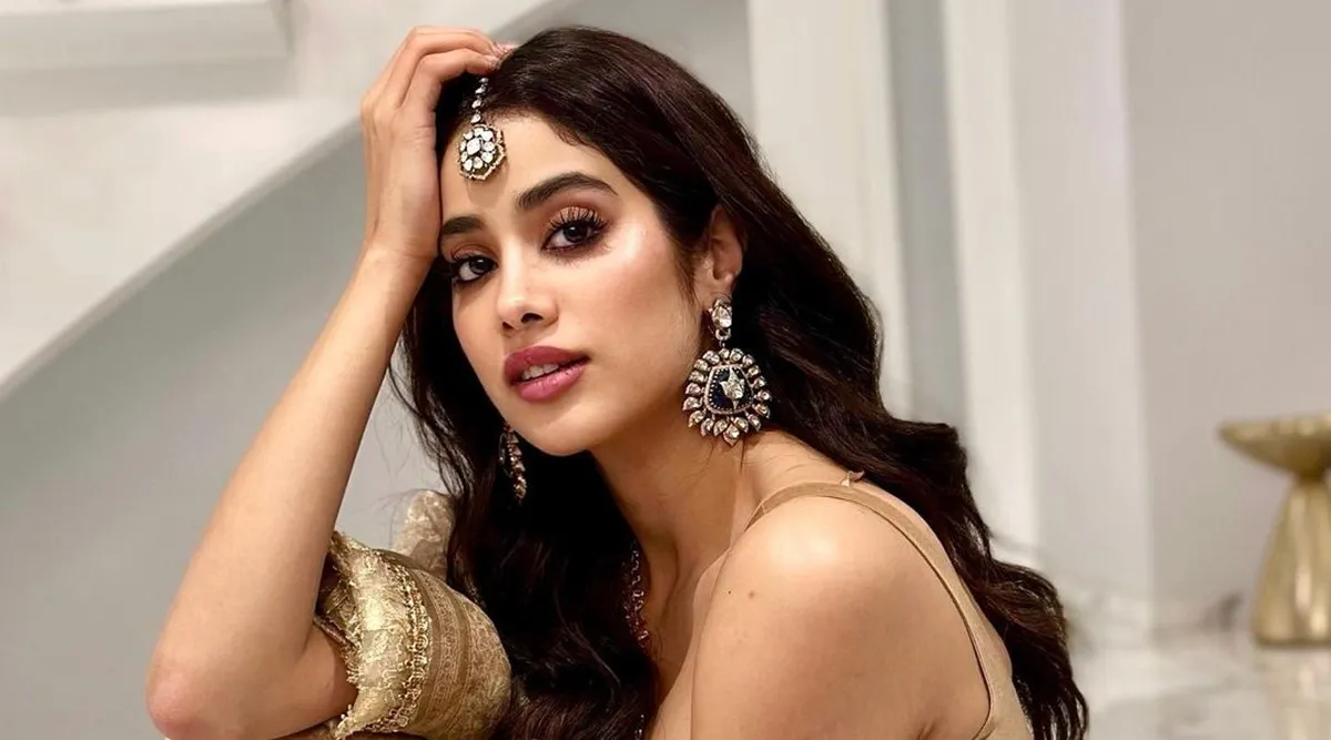 Janhvi Kapoor looks ethereal in nude lehenga set in recent pictures |  Lifestyle News,The Indian Express