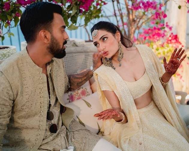 Athiya Shetty KL Rahul Sangeet