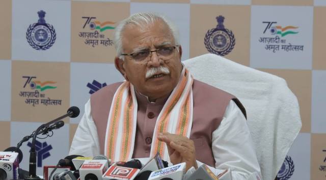 manoharlal khattar news, indian express