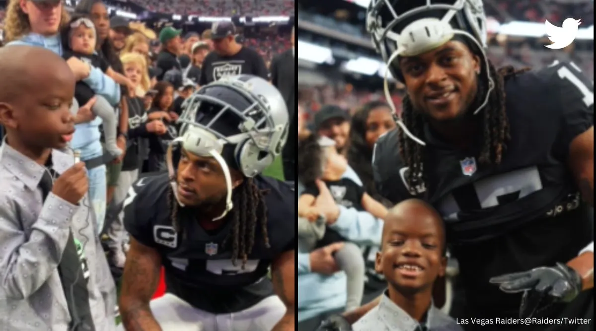 Toddler Davante Adams Black Las Vegas Raiders Player Name & Number