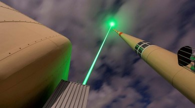Laser lightning rod