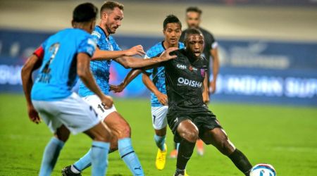 Unbeaten from 12 matches, Mumbai City FC secured their ninth win of the season to regain the top spot, two points clear of Hyderabad FC. (Twitter/Indian Super League)