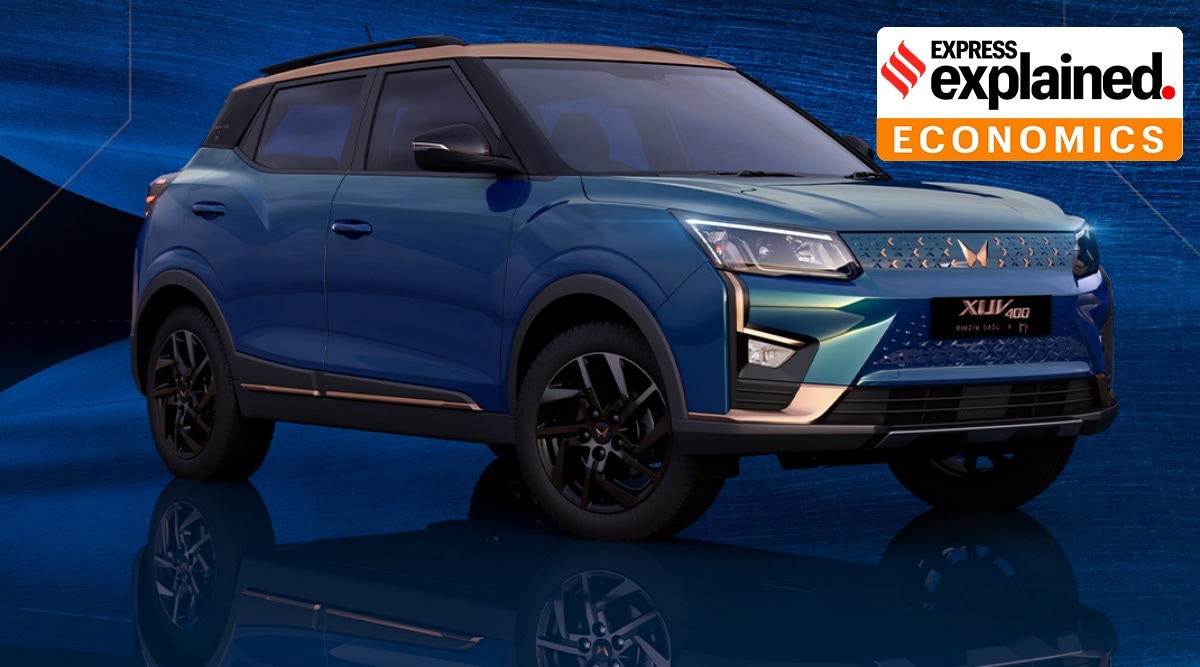 The Mahindra XUV 400.