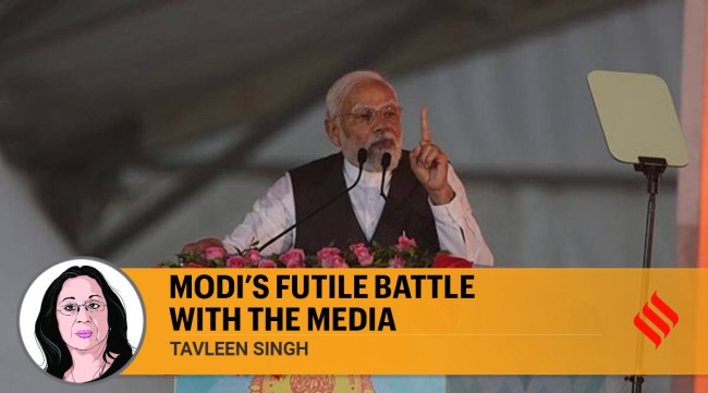 If Modi was handed an unexpected gift last week it was not by his media managers or his devotees but by the Congress Party. (Express/File)