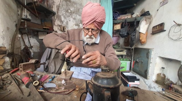 Mohan Singh pays a negligible amount as rent to the mosque which owns the shop. (Express)