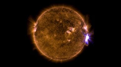 solar flare image