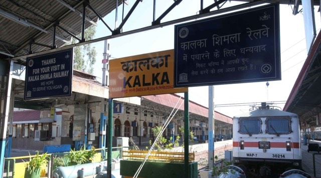 Kalka is the starting point of the UNESCO-protected 
96-km-long heritage Kalka-Shimla narrow gauge track. (Express Photo)