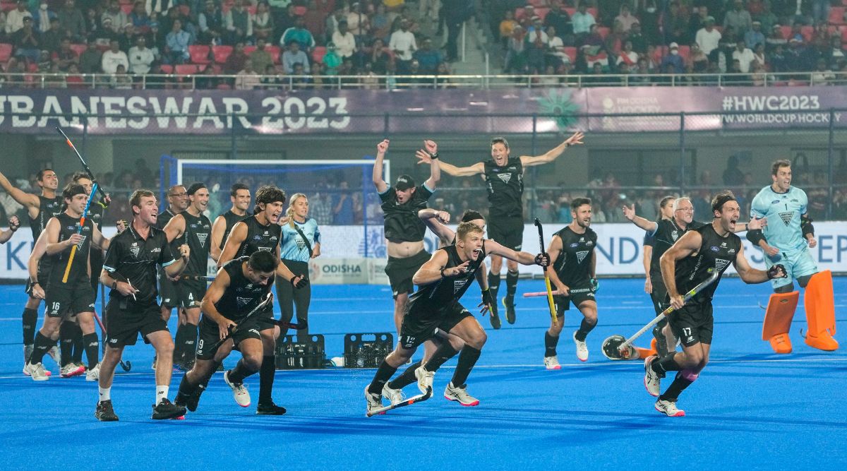 IND vs NZ, Hockey World Cup 2023 New Zealand defeat India in a penalty shootout, will face Belgium next in the QFs Hockey News
