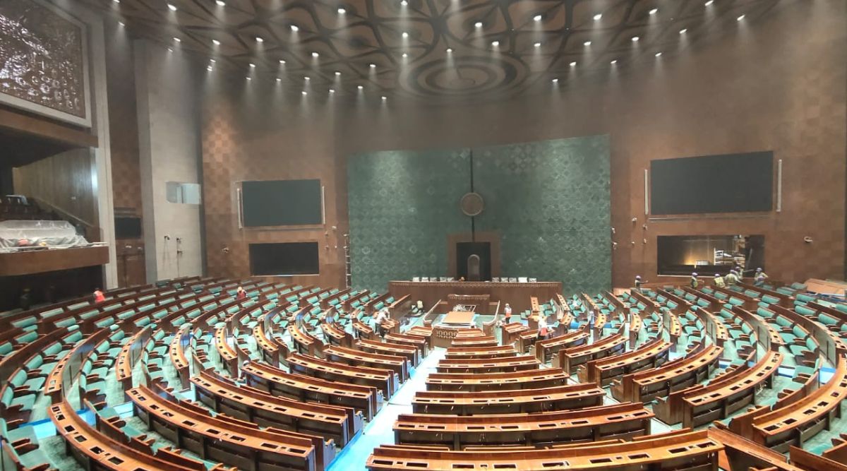 Here's how new Lok Sabha chamber will look, govt publishes photos | India  News,The Indian Express