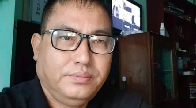 Ningombam Hemantakumar, the editor of Sanaleibak, was picked up from his residence in Imphal East district early Wednesday morning. (Twitter/@INCManipur)