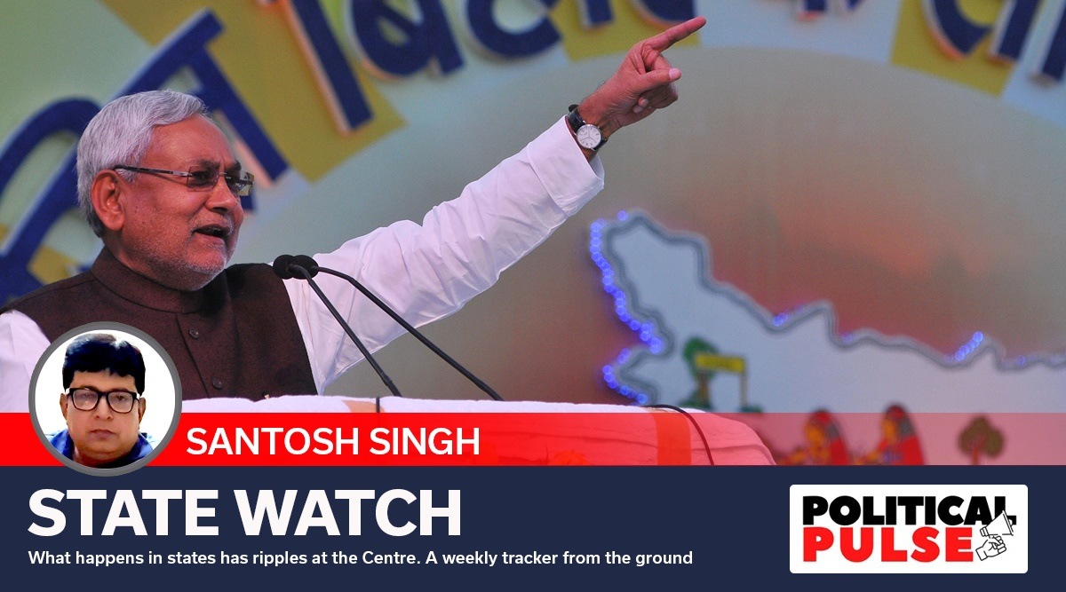 At the centre of all remains Chief Minister Nitish Kumar, the inscrutable fulcrum of state politics who is known to swing at will on his axis. (Express photo)